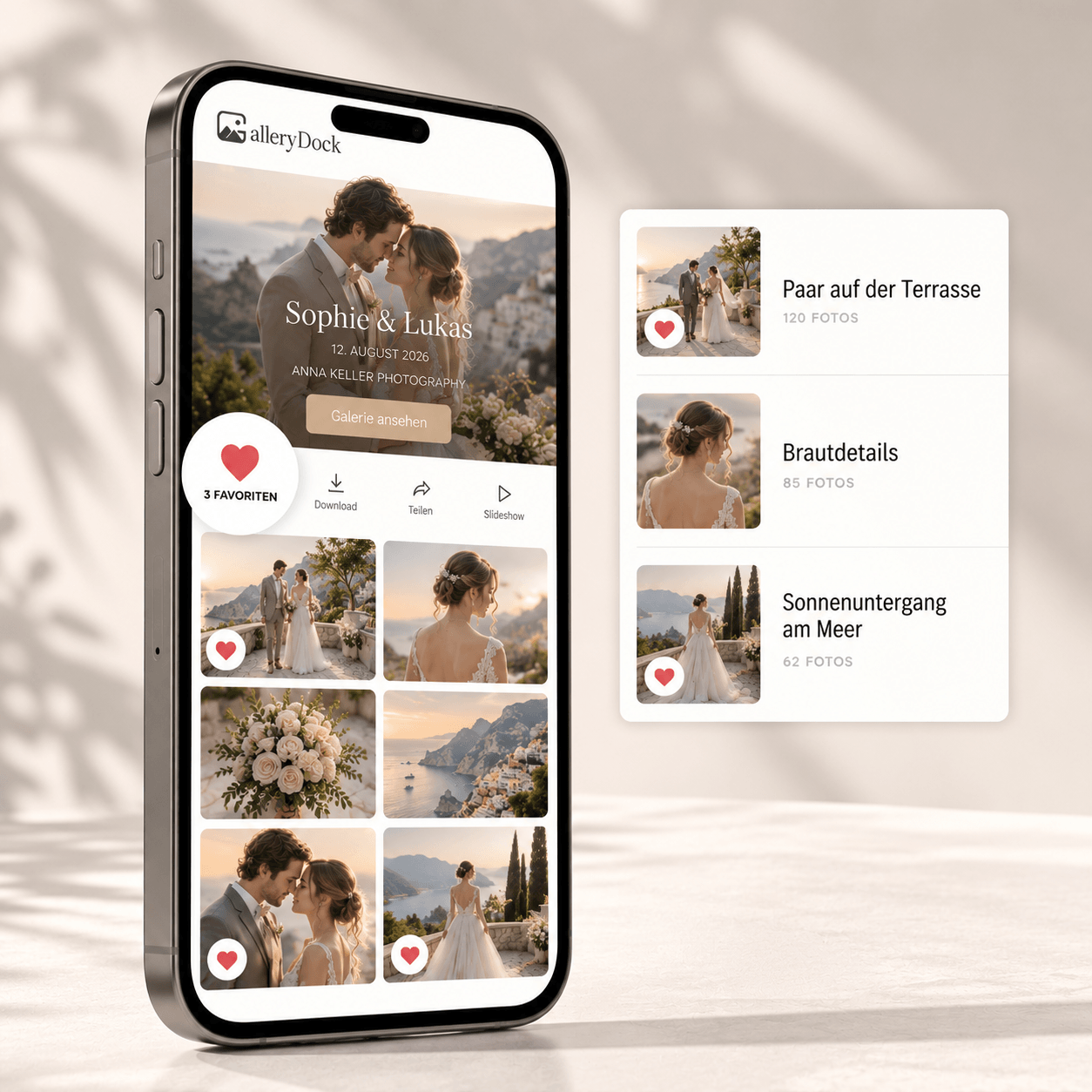 GalleryDock online Fotogalerie für Fotografen